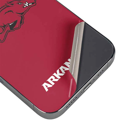 University of Arkansas-Fayetteville Razorbacks Red Logo iPhone 16e Skin