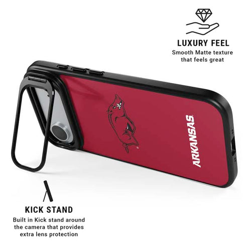 University of Arkansas-Fayetteville Razorbacks Red Logo iPhone 17 Air Kickstand Case