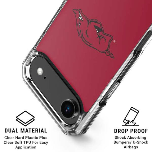 University of Arkansas-Fayetteville Razorbacks Red Logo iPhone 17 Air MagSafe Case