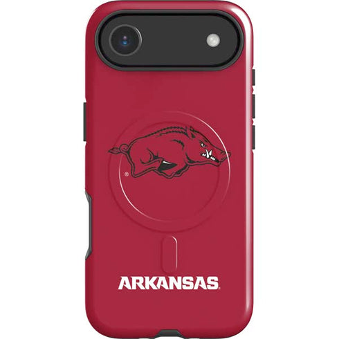 University of Arkansas-Fayetteville Razorbacks Red Logo iPhone 17 Air Magsafe Impact Case