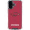 University of Arkansas-Fayetteville Razorbacks Red Logo iPhone 17 Clear Case