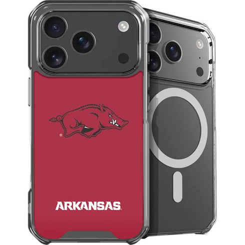 University of Arkansas-Fayetteville Razorbacks Red Logo iPhone 17 Pro Max MagSafe Case