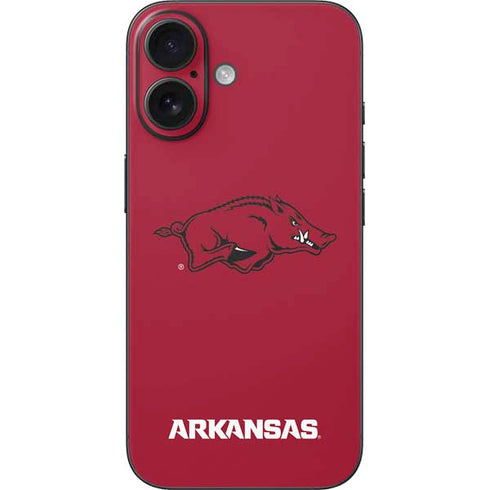 University of Arkansas-Fayetteville Razorbacks Red Logo iPhone 17 Skin