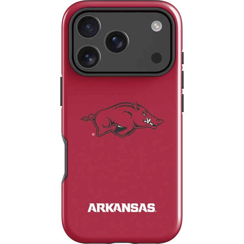 University of Arkansas-Fayetteville Razorbacks Red Logo iPhone 18 Pro Max Impact Case