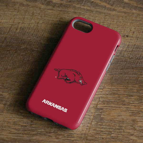 University of Arkansas-Fayetteville Razorbacks Red Logo iPhone 8 Pro Case