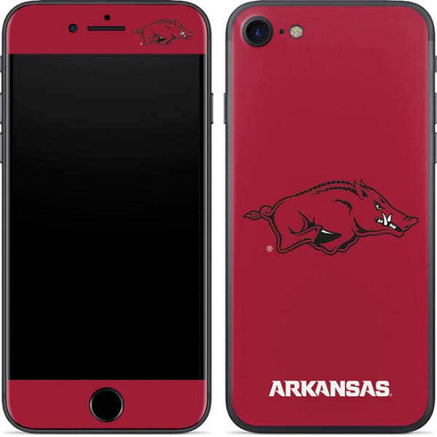 University of Arkansas-Fayetteville Razorbacks Red Logo iPhone 8 Skin