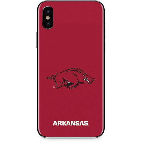 University of Arkansas-Fayetteville Razorbacks Red Logo iPhone XS Max Skin