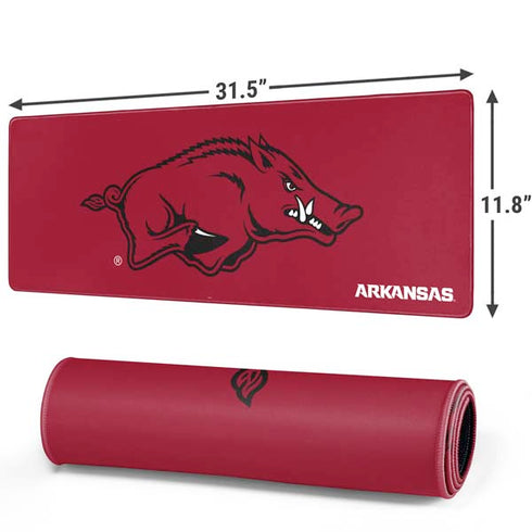 University of Arkansas-Fayetteville Razorbacks Red Logo Gaming Mouse Pad