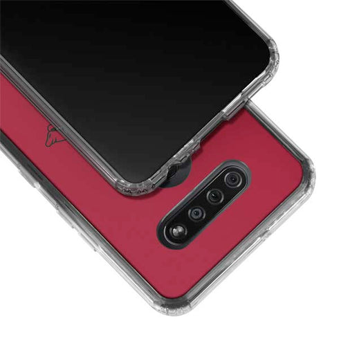 University of Arkansas-Fayetteville Razorbacks Red Logo LG K51/Q51 Clear Case