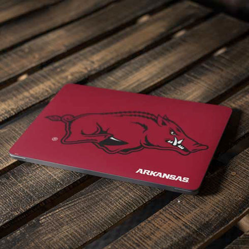 University of Arkansas-Fayetteville Razorbacks Red Logo Apple MacBook Air Skin