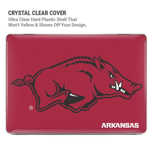 University of Arkansas-Fayetteville Razorbacks Red Logo MacBook Pro 15in (2016-19) Case plus Skin