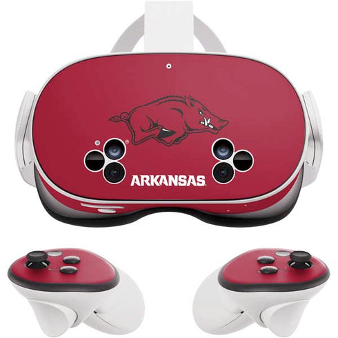 University of Arkansas-Fayetteville Razorbacks Red Logo Meta Quest 3S Skin