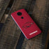 University of Arkansas-Fayetteville Razorbacks Red Logo Moto E5 Plus Skin