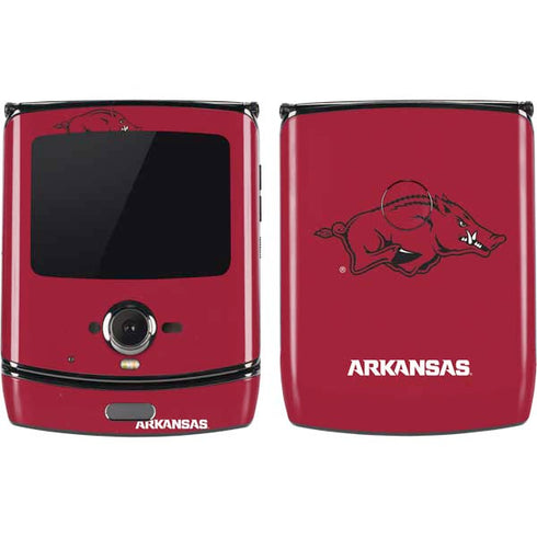 University of Arkansas-Fayetteville Razorbacks Red Logo Motorola RAZR Skin