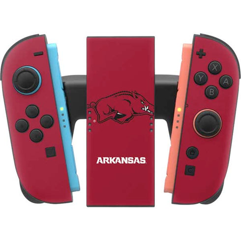 University of Arkansas-Fayetteville Razorbacks Red Logo Nintendo Switch 2 (2025) Joy-Con Controller Skin
