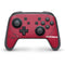 University of Arkansas-Fayetteville Razorbacks Red Logo Nintendo Switch Pro Controller Skin