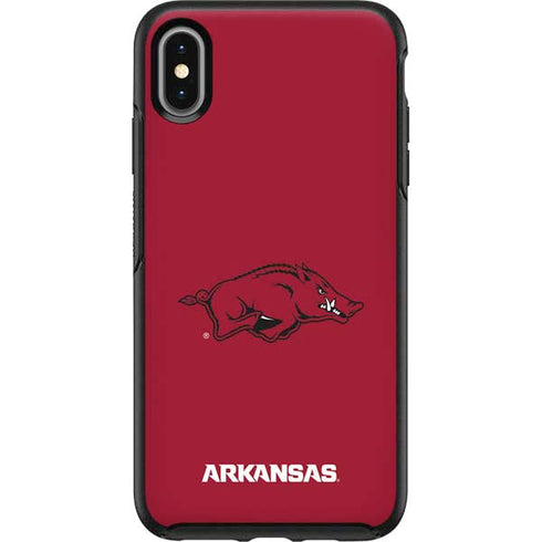 University of Arkansas-Fayetteville Razorbacks Red Logo Otterbox Symmetry iPhone Skin