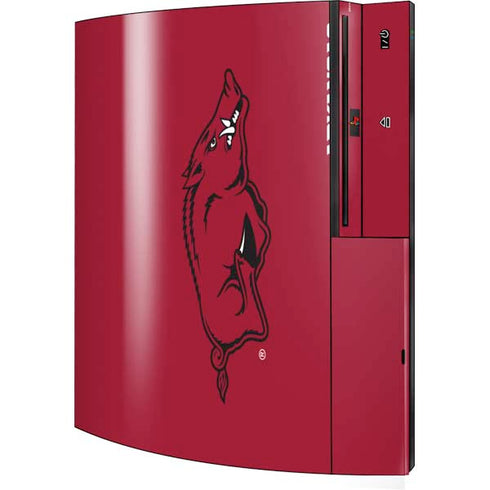 University of Arkansas-Fayetteville Razorbacks Red Logo Playstation 3 & PS3 Skin