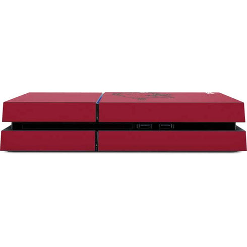 University of Arkansas-Fayetteville Razorbacks Red Logo PS4 Console Skin