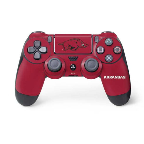 University of Arkansas-Fayetteville Razorbacks Red Logo PS4 Controller Skin