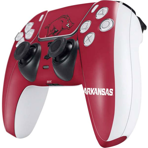 University of Arkansas-Fayetteville Razorbacks Red Logo PS5 Controller Skin