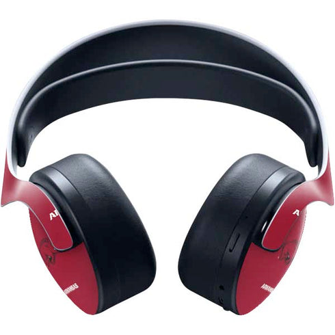 University of Arkansas-Fayetteville Razorbacks Red Logo PULSE 3D Wireless Headset for PS5 Skin