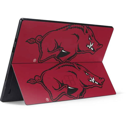 University of Arkansas-Fayetteville Razorbacks Red Logo Surface Pro 6 Skin
