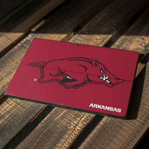 University of Arkansas-Fayetteville Razorbacks Red Logo Surface Pro 6 Skin