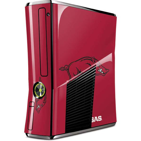 University of Arkansas-Fayetteville Razorbacks Red Logo Xbox 360 Slim (2010) Skin