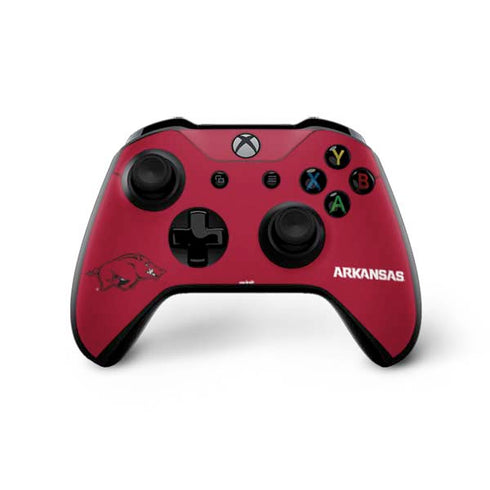 University of Arkansas-Fayetteville Razorbacks Red Logo Xbox One X Controller Skin