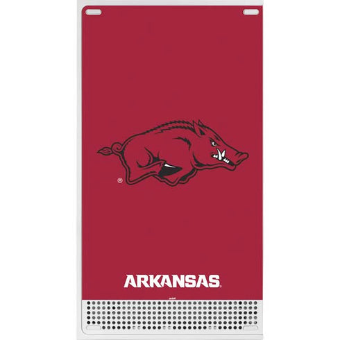 University of Arkansas-Fayetteville Razorbacks Red Logo Xbox Series S Bundle Skin