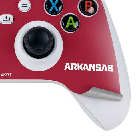 University of Arkansas-Fayetteville Razorbacks Red Logo Xbox Series S Bundle Skin