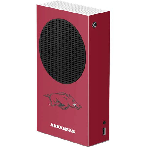 University of Arkansas-Fayetteville Razorbacks Red Logo Xbox Series S Console Skin