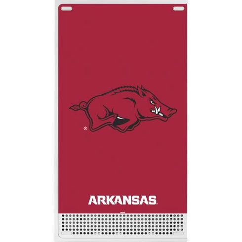 University of Arkansas-Fayetteville Razorbacks Red Logo Xbox Series S Console Skin