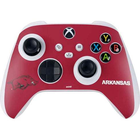 University of Arkansas-Fayetteville Razorbacks Red Logo Xbox Series S Controller Skin