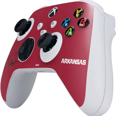 University of Arkansas-Fayetteville Razorbacks Red Logo Xbox Series S Controller Skin