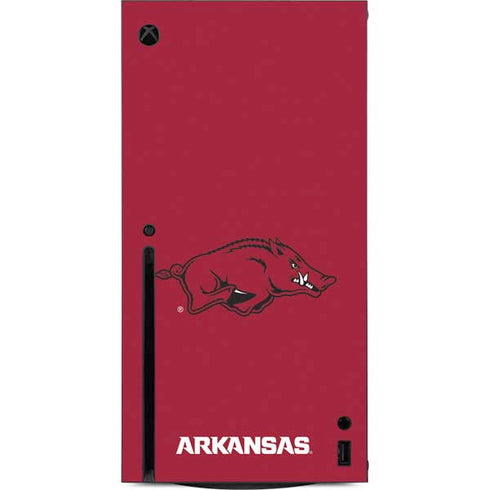 University of Arkansas-Fayetteville Razorbacks Red Logo Xbox Series X Console Skin
