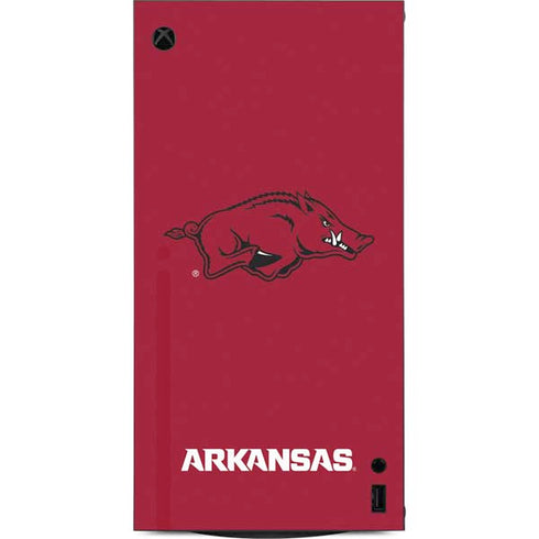 University of Arkansas-Fayetteville Razorbacks Red Logo XBox Series X Digital Edition Console Skin