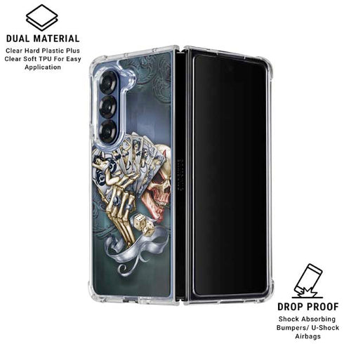 Alchemy Carta Read Em and Weep Galaxy Z Fold6 Clear Case