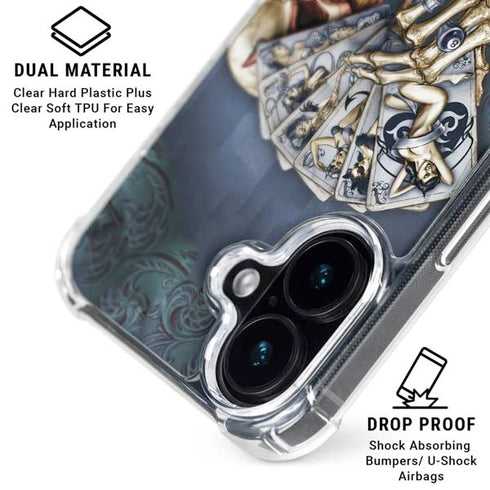 Alchemy Carta Read Em and Weep iPhone 16 Plus Clear Case