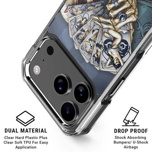 Alchemy Carta Read Em and Weep iPhone 18 Pro Clear Case