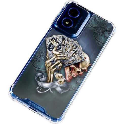 Alchemy Carta Read Em and Weep Moto G Play 4G (2024) Clear Case