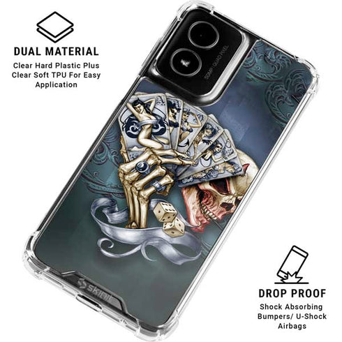Alchemy Carta Read Em and Weep Moto G Power 5G (2024) Clear Case