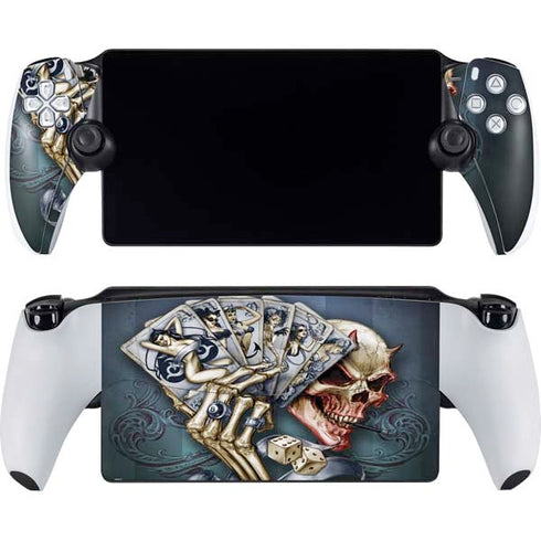 Alchemy Carta Read Em and Weep PlayStation Portal Remote Player Skin