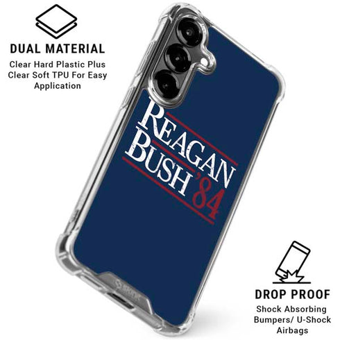 Reagan Bush 84 Galaxy S26 Plus Clear Case