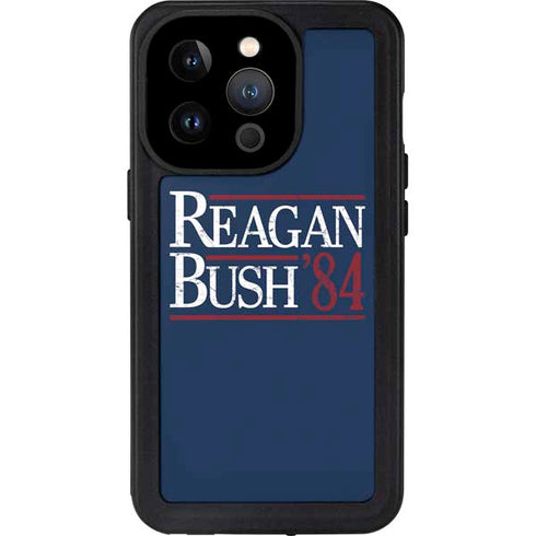 Reagan Bush 84 iPhone 15 Pro Waterproof Case