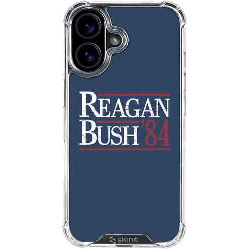 Reagan Bush 84 iPhone 16 Clear Case