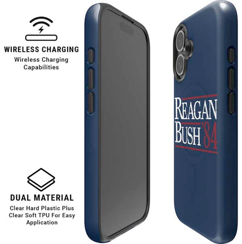 Reagan Bush 84 iPhone 16 Magsafe Impact Case