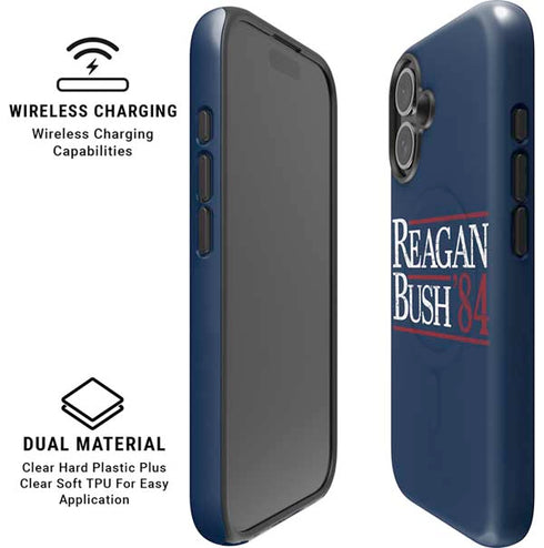 Reagan Bush 84 iPhone 16 Plus Magsafe Impact Case