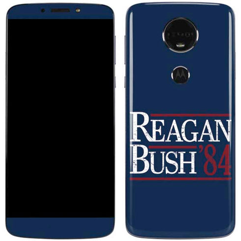 Reagan Bush 84 Moto E5 Plus Skin